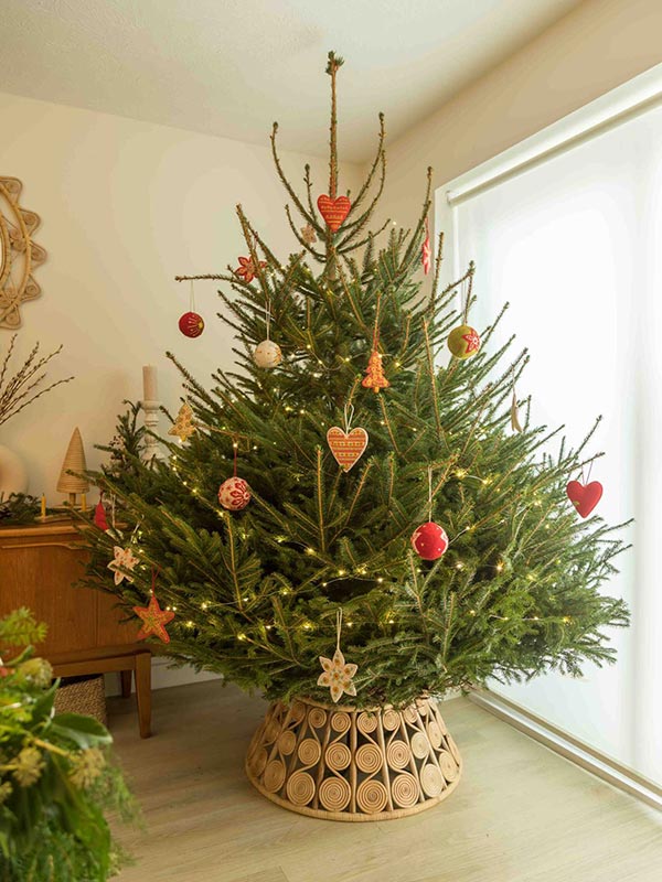 Lucia Rattan Tree Skirt