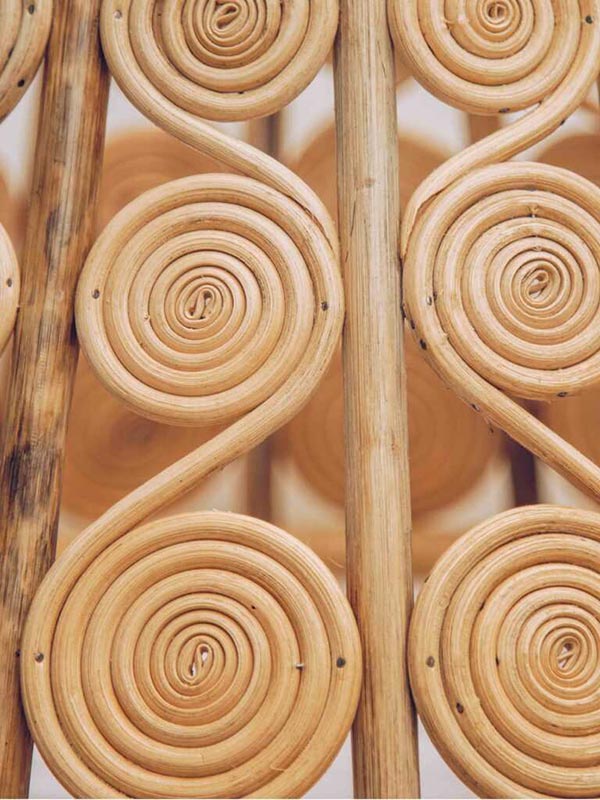 Lucia Rattan Tree Skirt