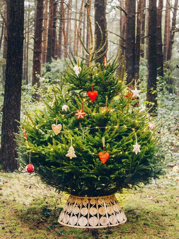 Lucia Rattan Tree Skirt