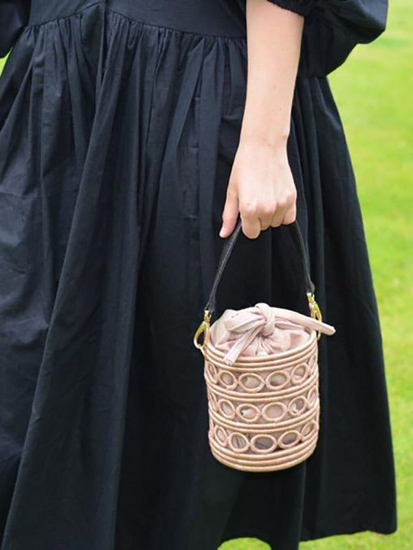 Urugori Woven Bucket Bag