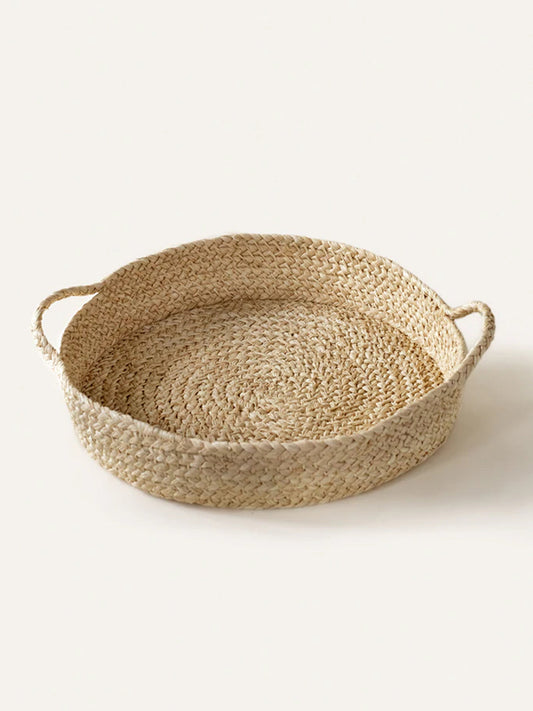 Braided Raffia Tray