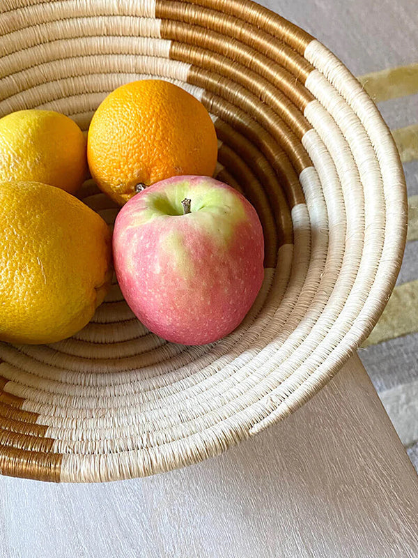 Demi Swirl Round Basket / Plateau