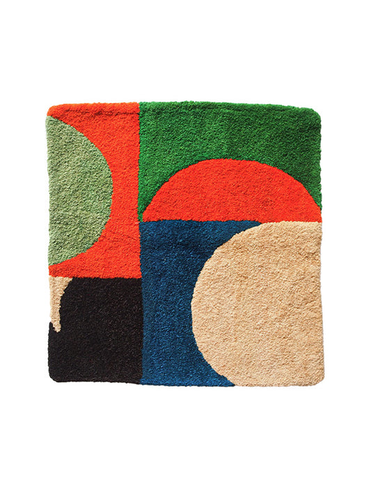 Maman Jacqueline - Textured Raffia Kuba Cushion