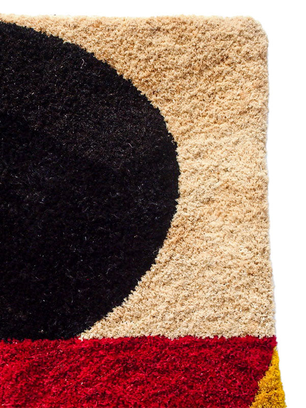 natural raffia cushion