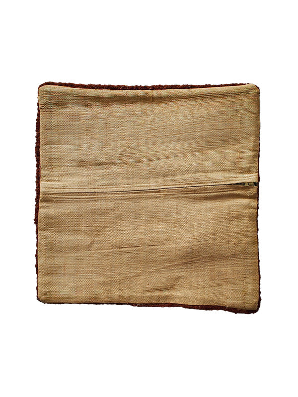 Maman Jacqueline - Textured Raffia Kuba Cushion
