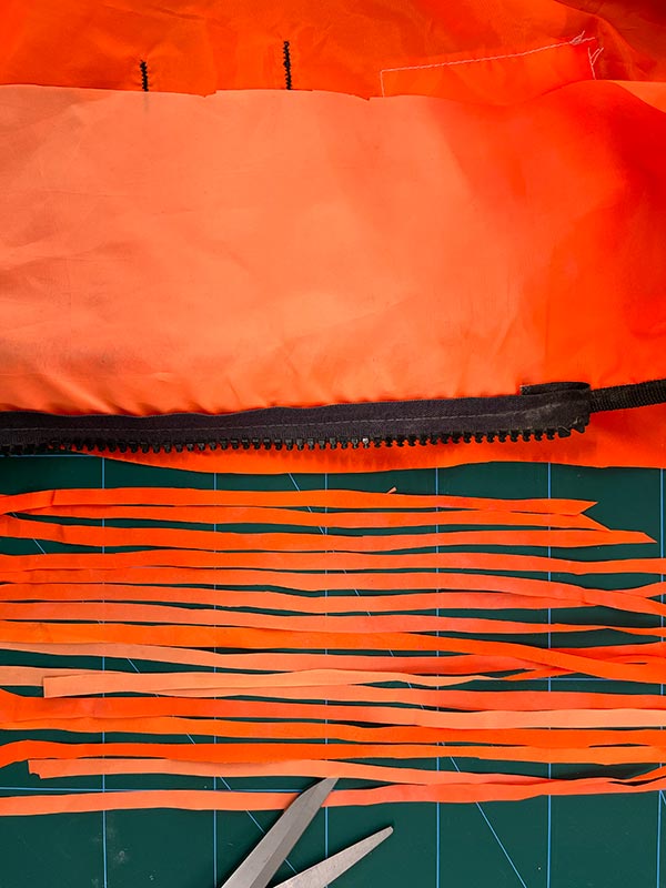 upcycled life jackets cushions
