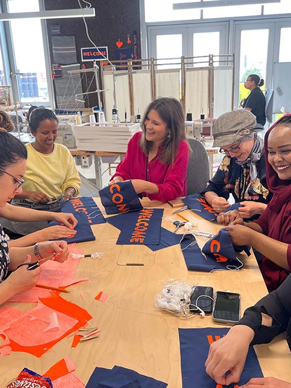 refugee artisans crafts love welcome