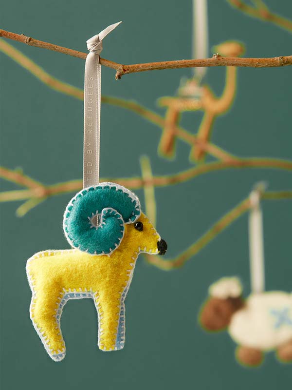 Bold Ram Ornament