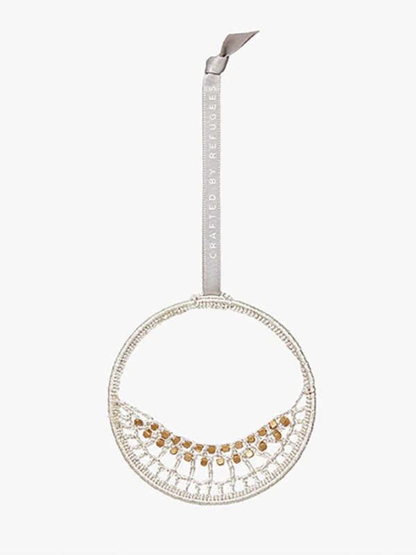 Silver Moon Ornament