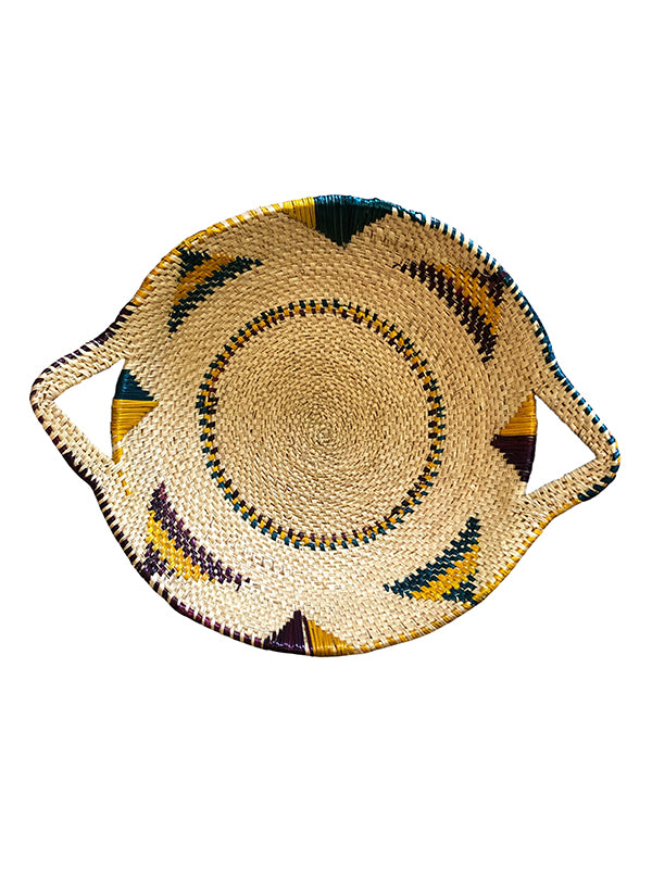 Fausti’s Jewel Monochrome Tray – Blue Yellow Brown