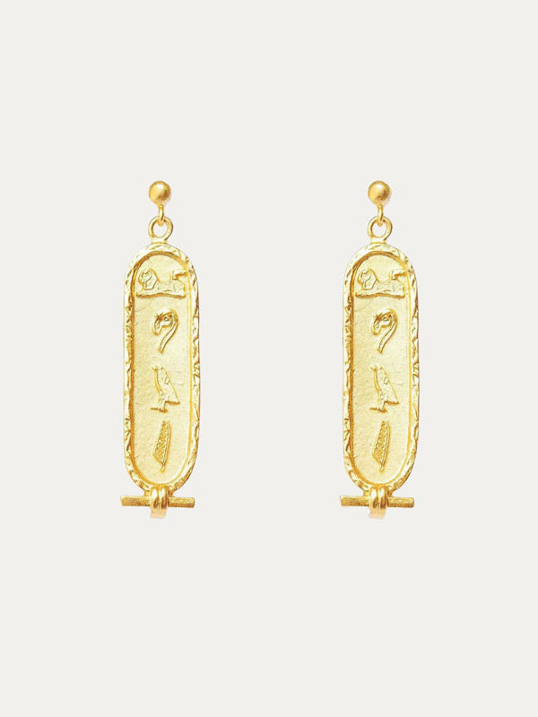 Love Gold Drop Earrings