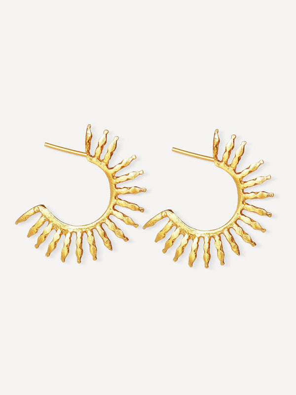 Aylin Gold Hoop Earrings