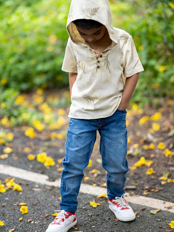 Organic Unisex Hooded Kurta