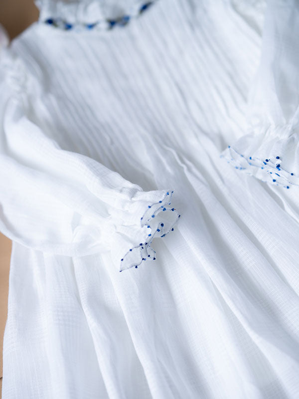 Organic Fairy White Kids Dress