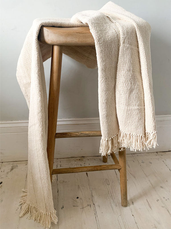 Textured Cotton Throw