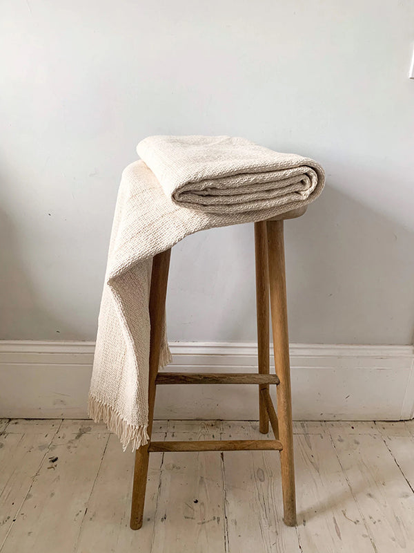 Textured Cotton Throw