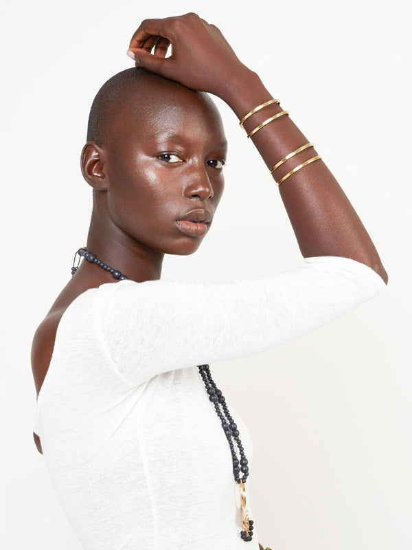 Tuareg Gold Split Bangle