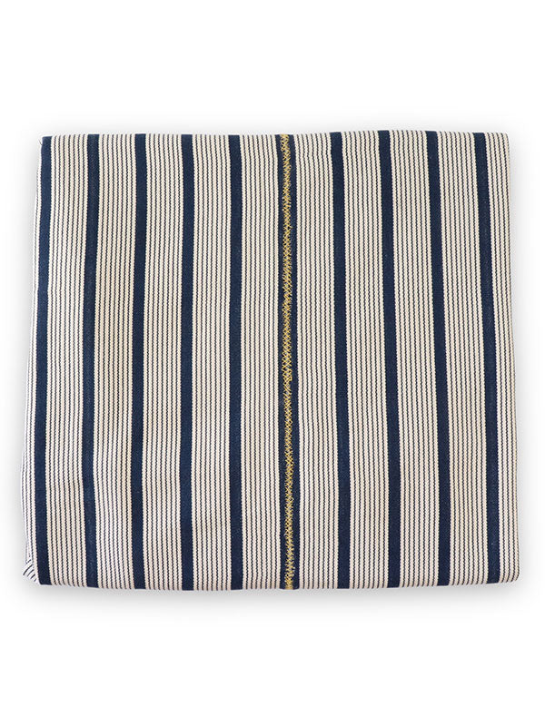 Jirappa Dark Blue Striped Tablecloth