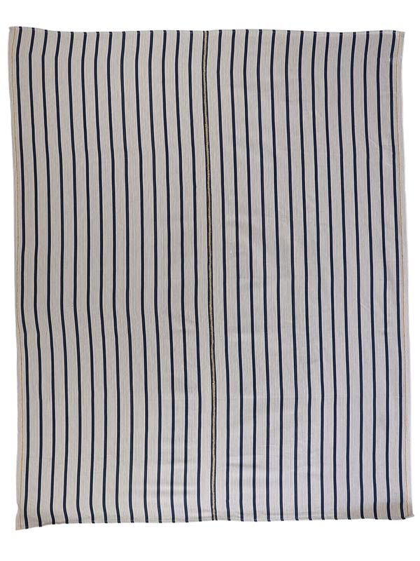 Jirappa Dark Blue Striped Tablecloth