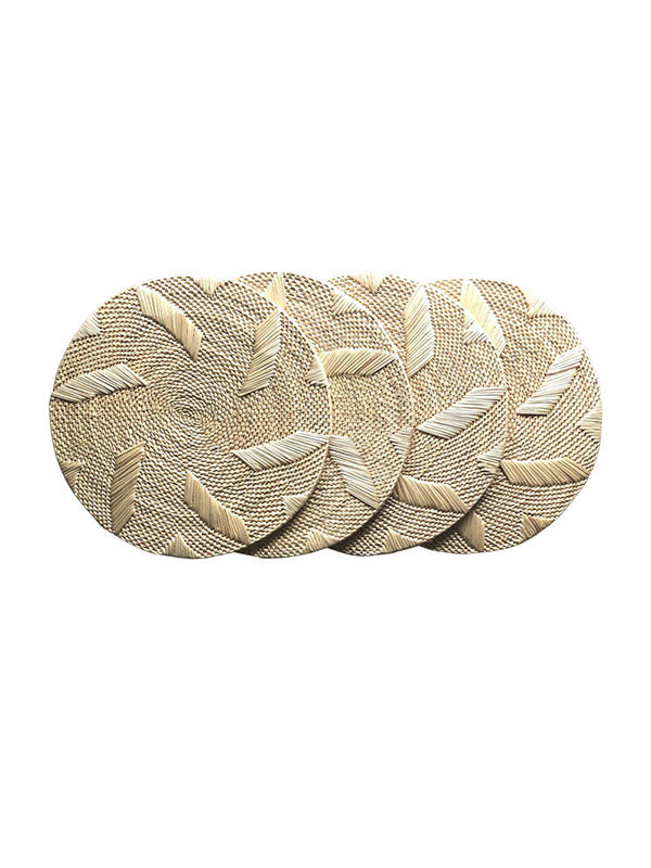 Natural Star Woven Placemats (set of 4)