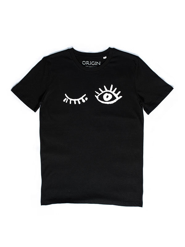 Wink Organic Cotton Black T-Shirt