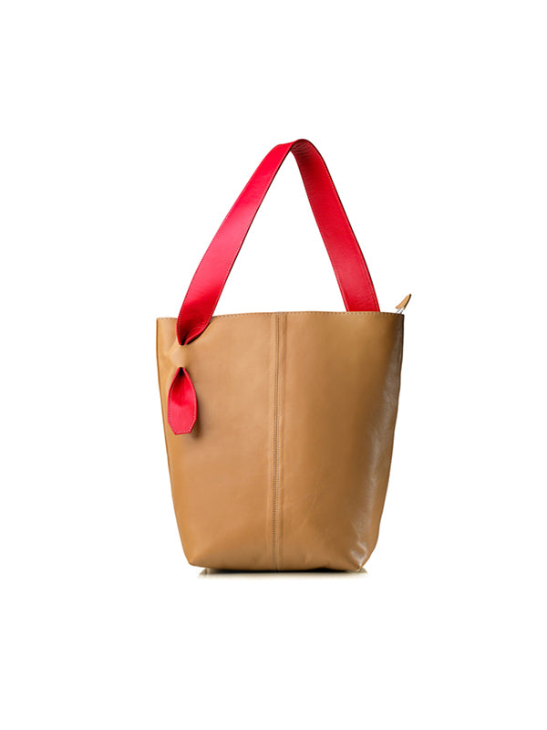 Viola Leather Tote Bag