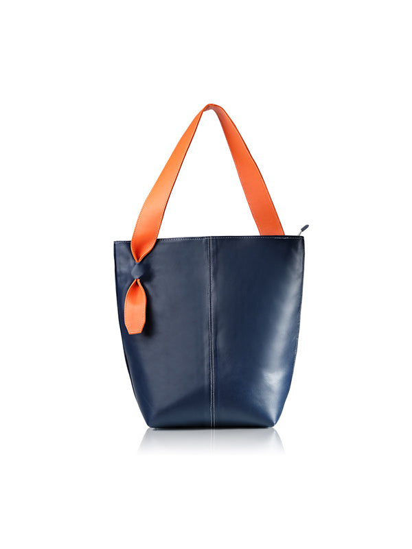 Viola Leather Tote Bag