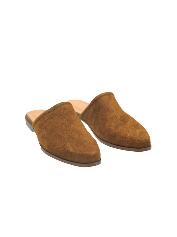 Hannah Brown Suede Slide