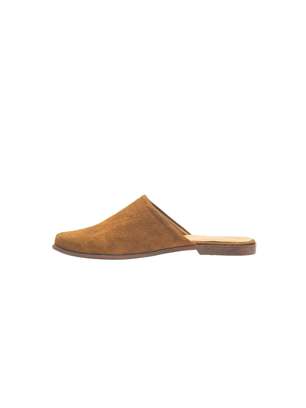 Hannah Brown Suede Slide
