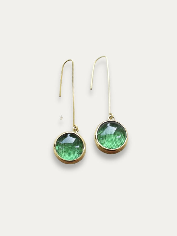 Glass Droplet Earrings
