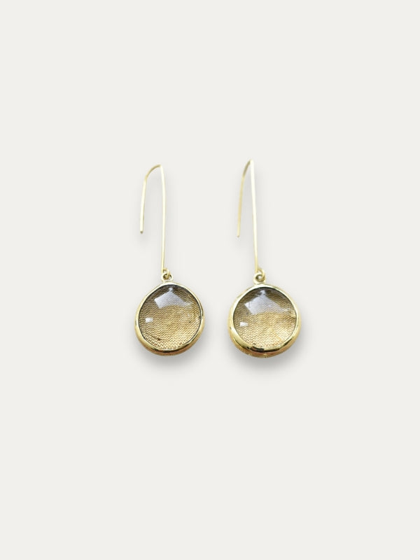 Glass Droplet Earrings