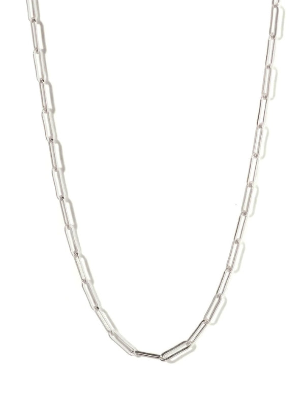 Silver Paperclip Chain Necklace