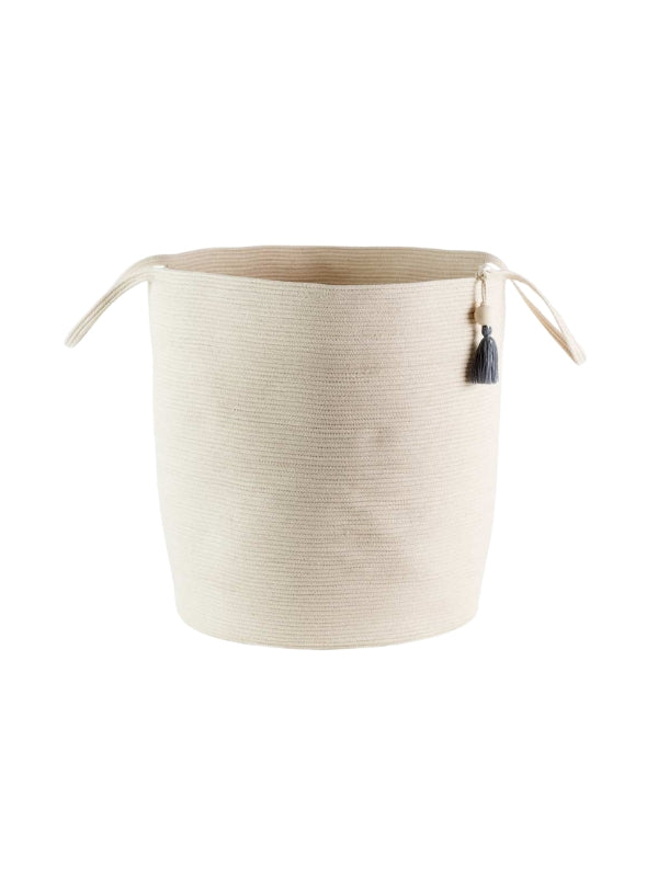 large white storage basket