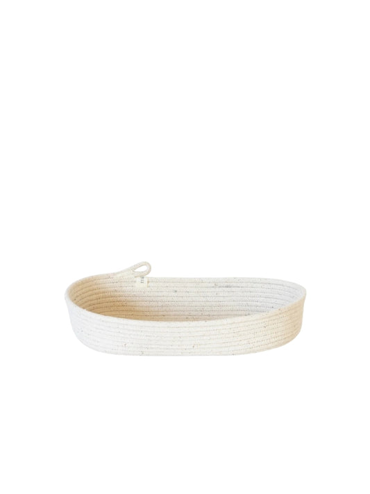 Cream Oval Basket