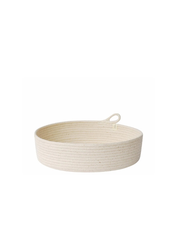 Cream Table Basket