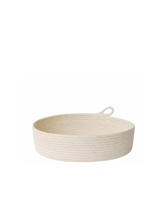 Cream Table Basket