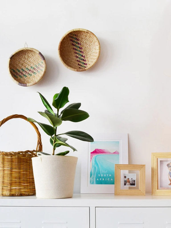 Cream Planter Basket
