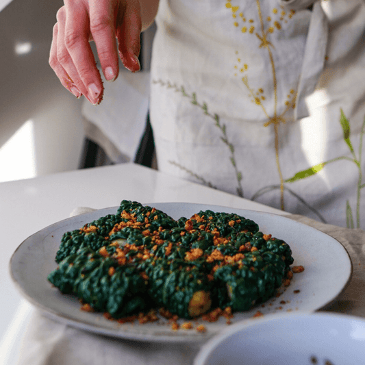 Stuffed Kale with Celeriac Recipe by Aude Vuilli