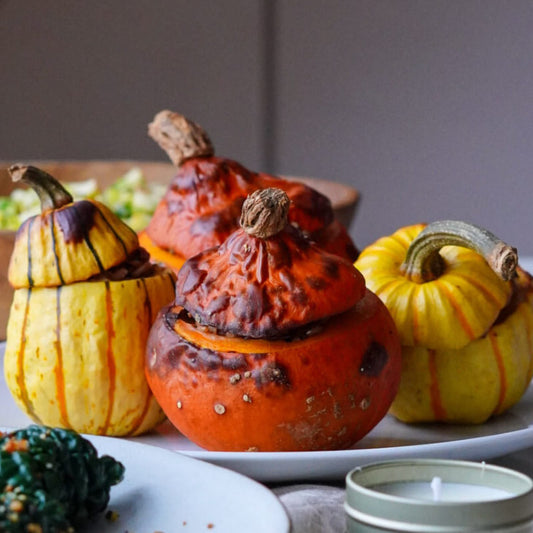 Wild Rice Stuffed Pumpkin Recipe by Aude Vuilli