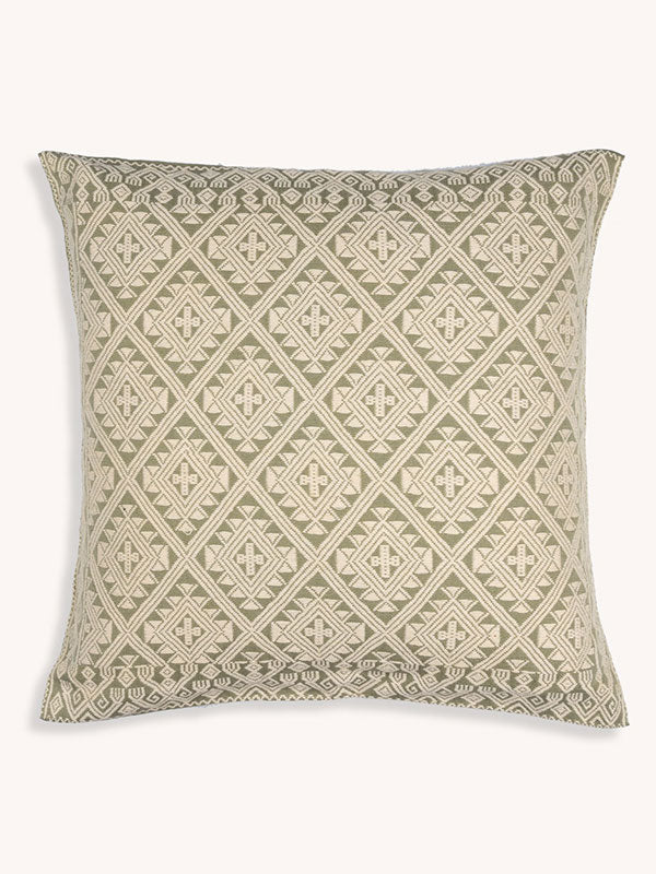 Zuma Handwoven Brocade Cushion Cover - Sage