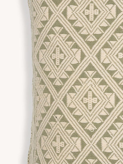 Zuma Handwoven Brocade Cushion Cover - Sage