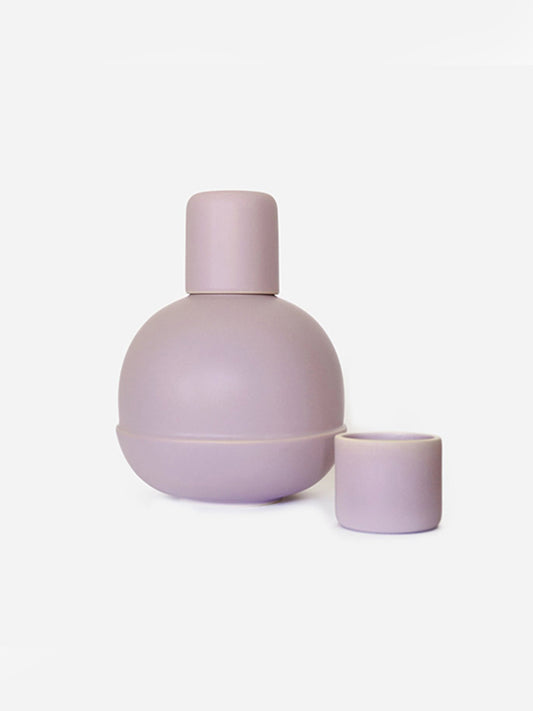 Lilac Carafe with 2 Cups