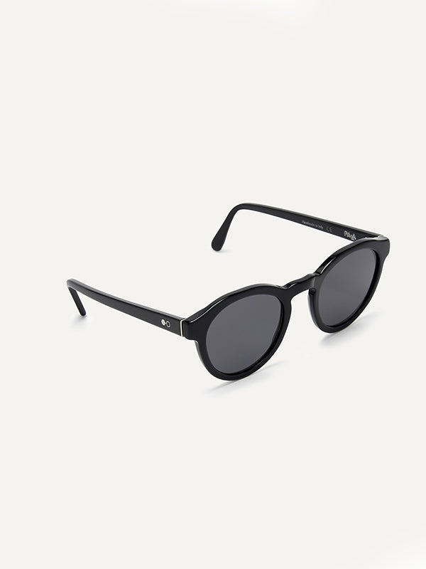 Lich Black Circular Sunglasses