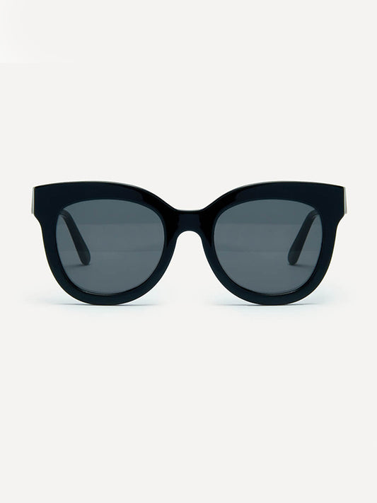 Mzuri Black Oversized Sunglasses