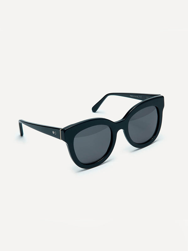 Mzuri Black Oversized Sunglasses