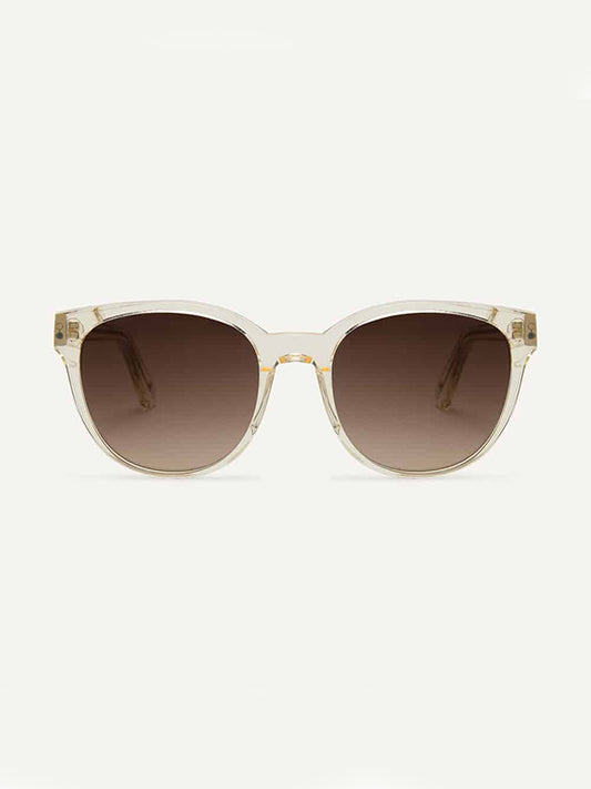 Nkiru Almond Oversized Sunglasses