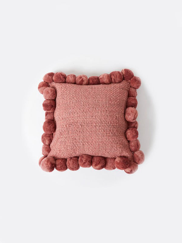 Valle Square Pom Pom Cushion