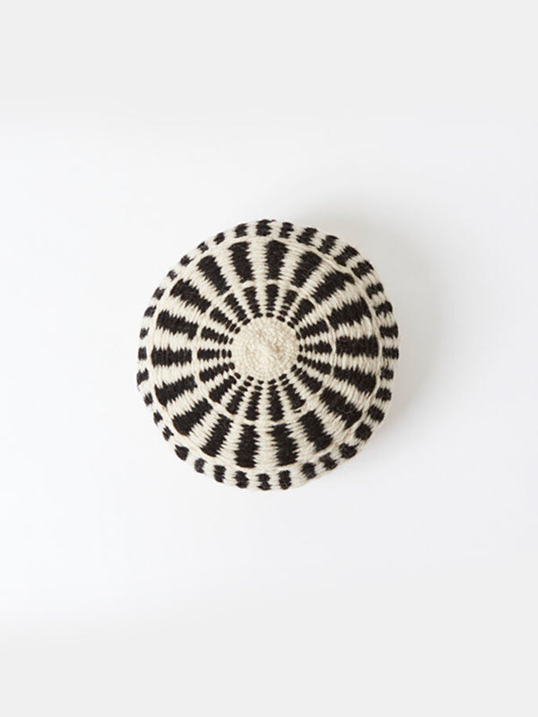 Black round clearance cushion