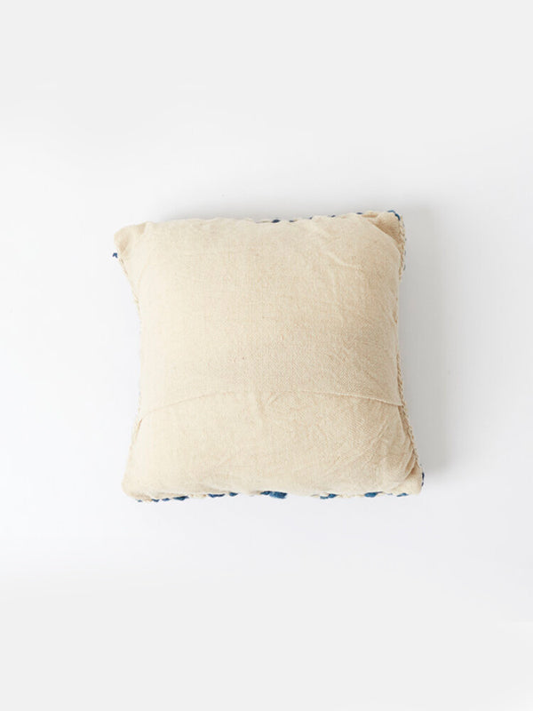 ethical artisan blue cushion backing