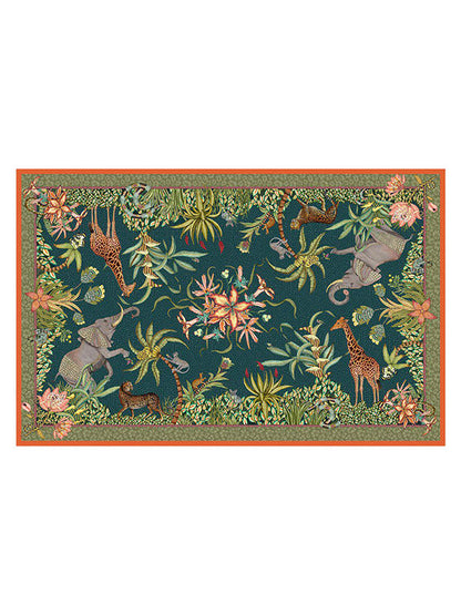 Sabie Rectangle Tablecloth in Delta Green